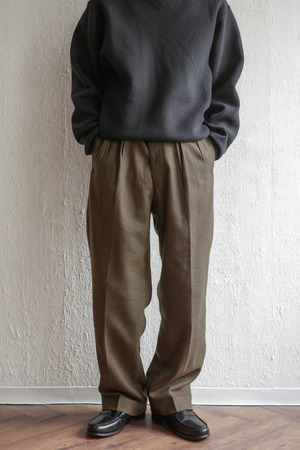 【DEAD-STOCK】50~60's "FRENCH MILITARY" M-52 Wool Trousers