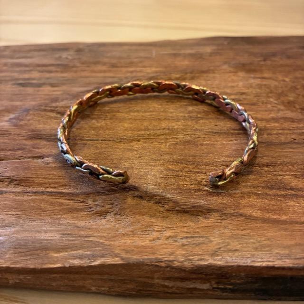 TOPANGA Jewelry　エンシェントブラス＆コッパーバングル　ブレスレット　カフスブレスレット　チベタンバングル　