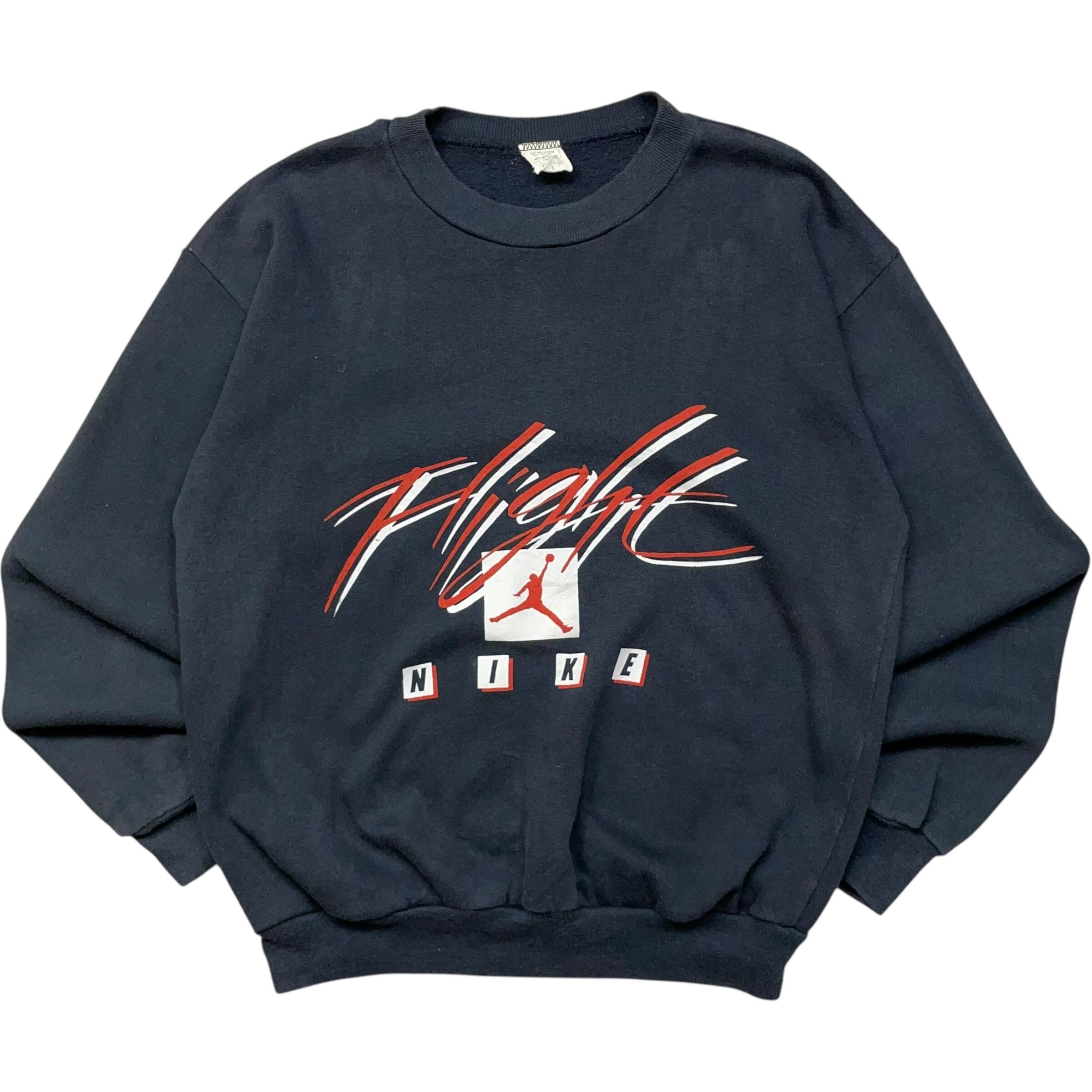 《L》NIKE ナイキ ジョーダン プリント スウェット ブラック 90年代〜 no.5495