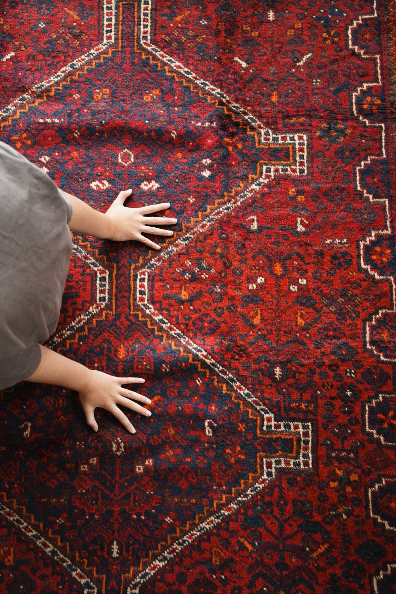2118-Vintage Qashqasi rug