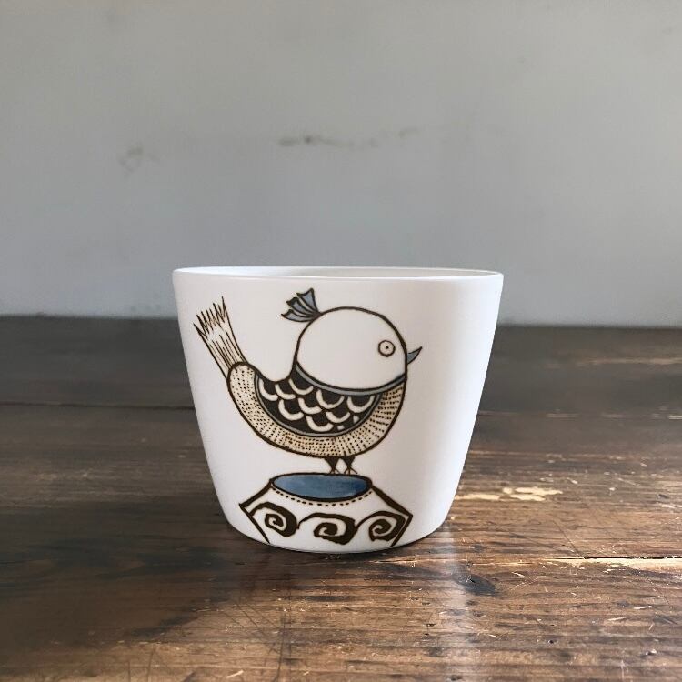 蕎麦猪口大 鳥 すこし屋 砥部焼