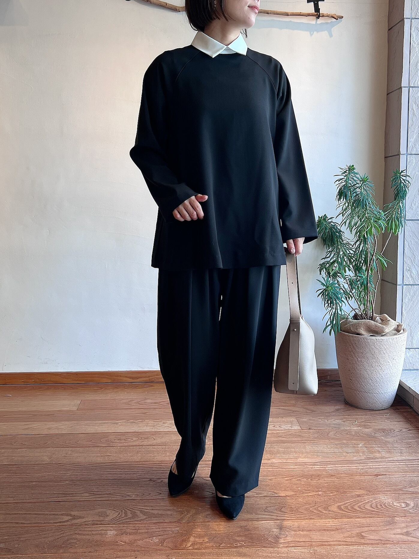 MARGAUX VINTAGE ブラックカジュアルパンツ 実際に履いてわかった