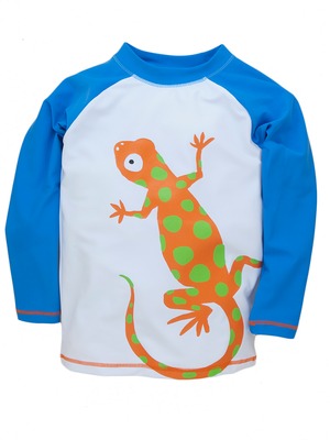 SALE　Hatley トカゲ　Boy'sラッシュガード（SPF50）　CrazyLizards　RashGuard