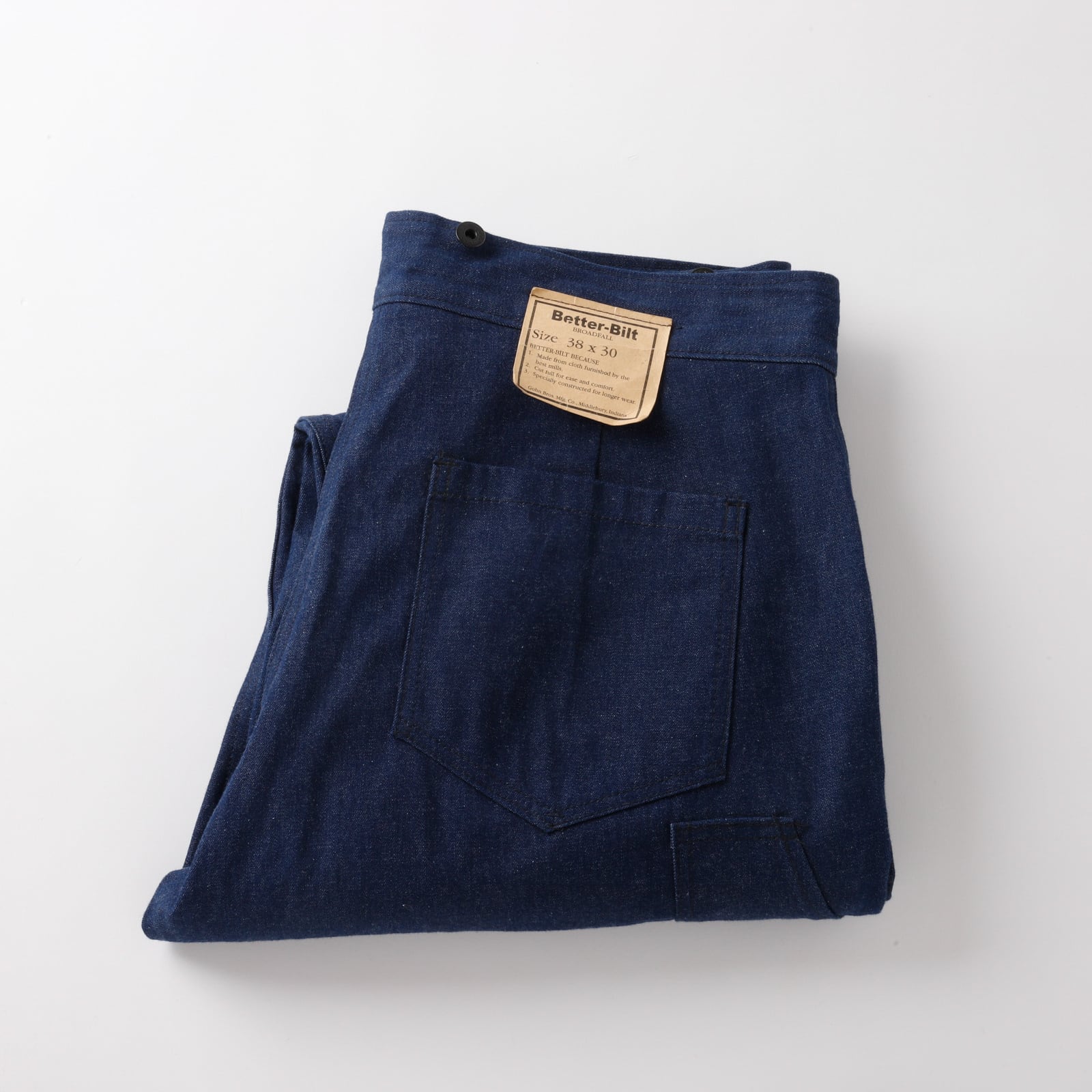 未使用】00s special vintage denim work pants made in USA dead