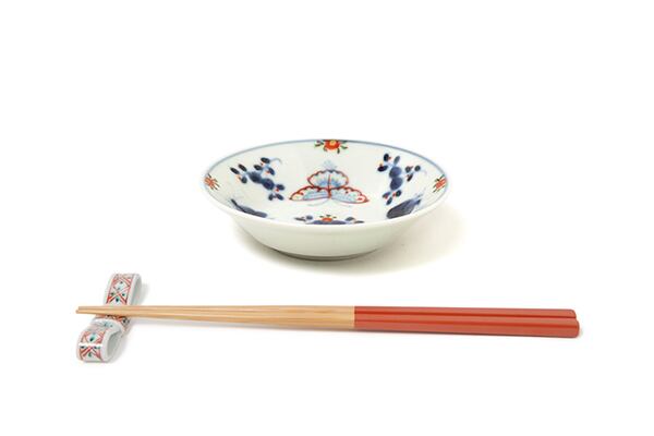 天啓花蝶3.3寸渕反小皿 | 福珠窯ファクトリーショップ
