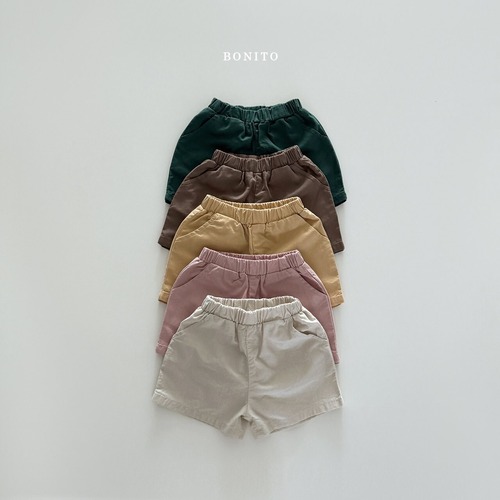 【即納】Linen shorts　/bonito