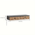 小物収納棚 小物収納ケース 木製 壁掛け収納 ２グリット デスク収納 収納ケース レトロ おしゃれ 北欧