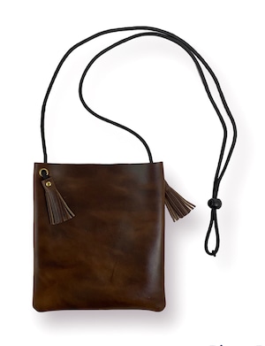 Re-ACT Chromexcel Leather Fringe Mini Shoulder Bag