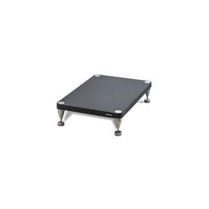 【新品在庫処分】Solidsteel HY-Aアンプスタンド(1段、マットブラック)（※２台ペア、分売不可。日本未発売モデル）