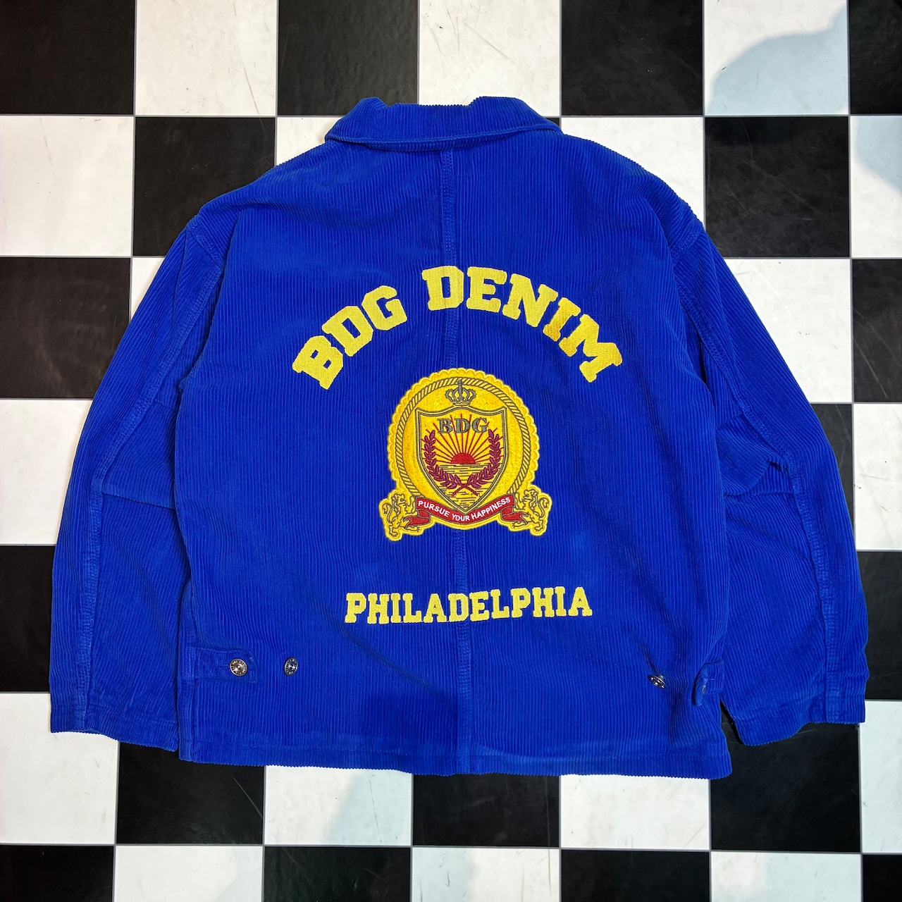 BDG コーデュロイジャケット FFAサンプリング 青 コーズ