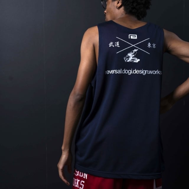 reversal】REVERSIBLE MESH GAME TANK TOP リバーシブル メッシュ