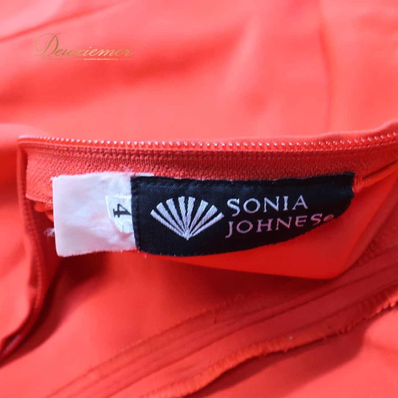 フラメンコ 衣装 SONIA JOHNES ソニアジョーンズ ドレス ワンピース レッド系 赤 無地 ノースリーブ ダンス パーティ 発表会 ボランテ フリル 踊り 舞台衣装 ノースリーブ エレガント