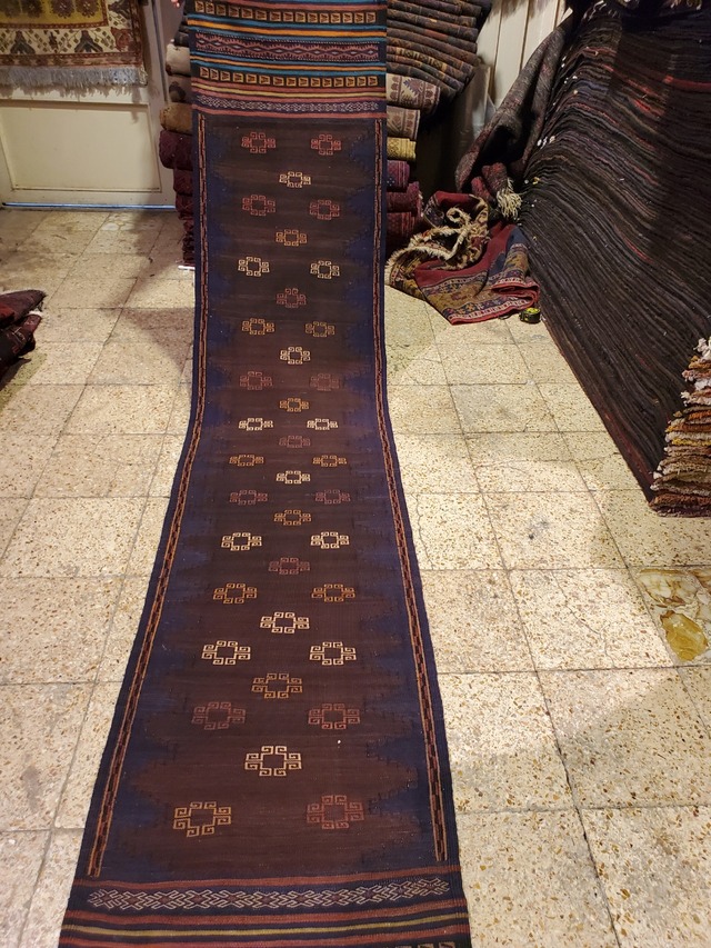 【価格訂正済】絨毯クエスト46 後編【No.86】Kilim ※現在、こちらの商品はイランに置いてあります。ご希望の方は先ずは在庫のご確認をお願いします。