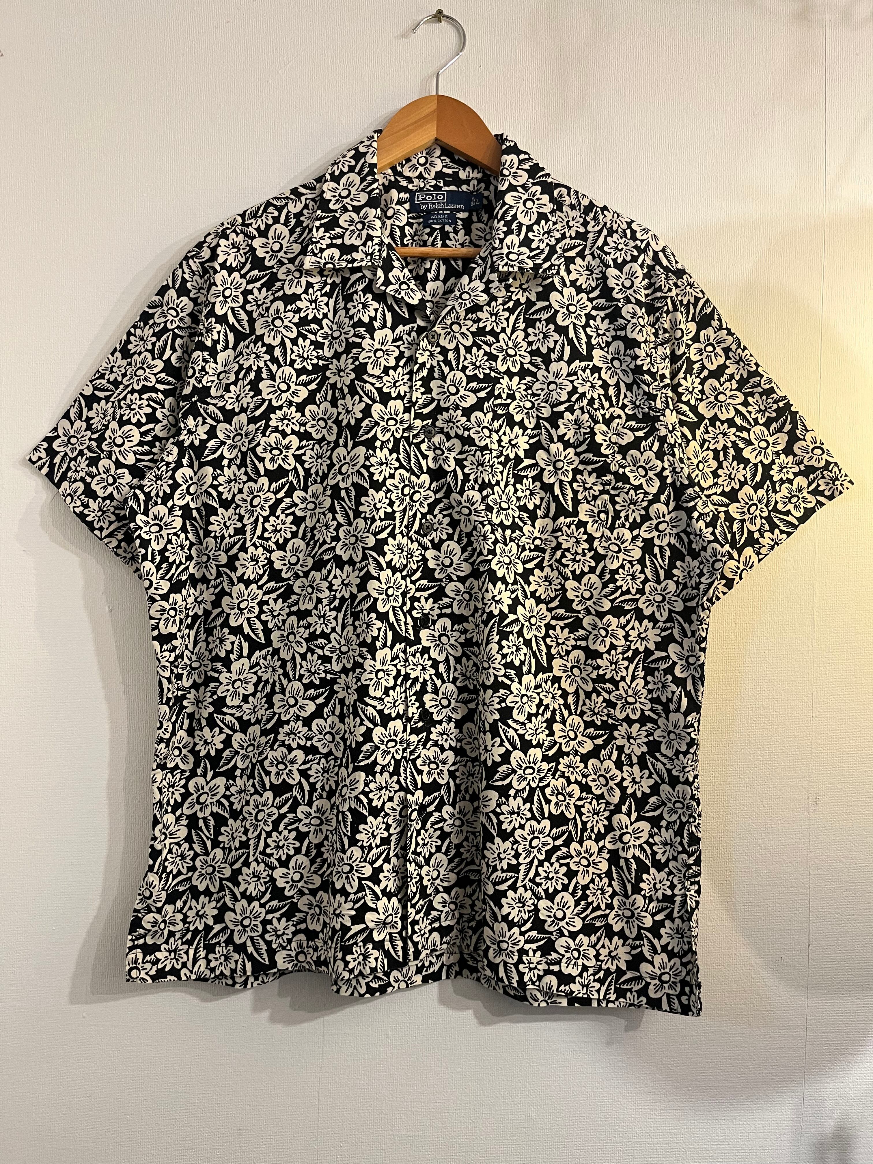 Polo Ralph Lauren Linen Cotton Open Collar Shirt ポロラルフ
