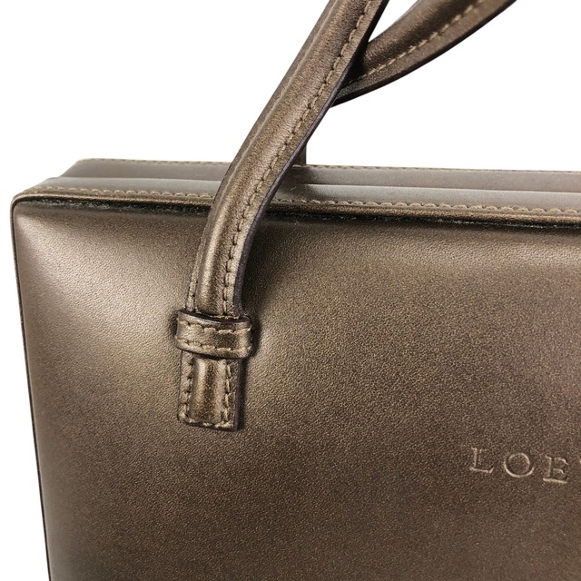 LOEWE ロエベ トートバッグ ブラウン ロゴ レザー vintage ヴィンテージ オールド 2jjh62