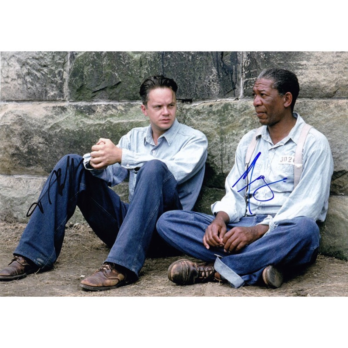 THE SHAWSHANK REDEMPTION(ショーシャンクの空) 【2名直筆サインフォト 