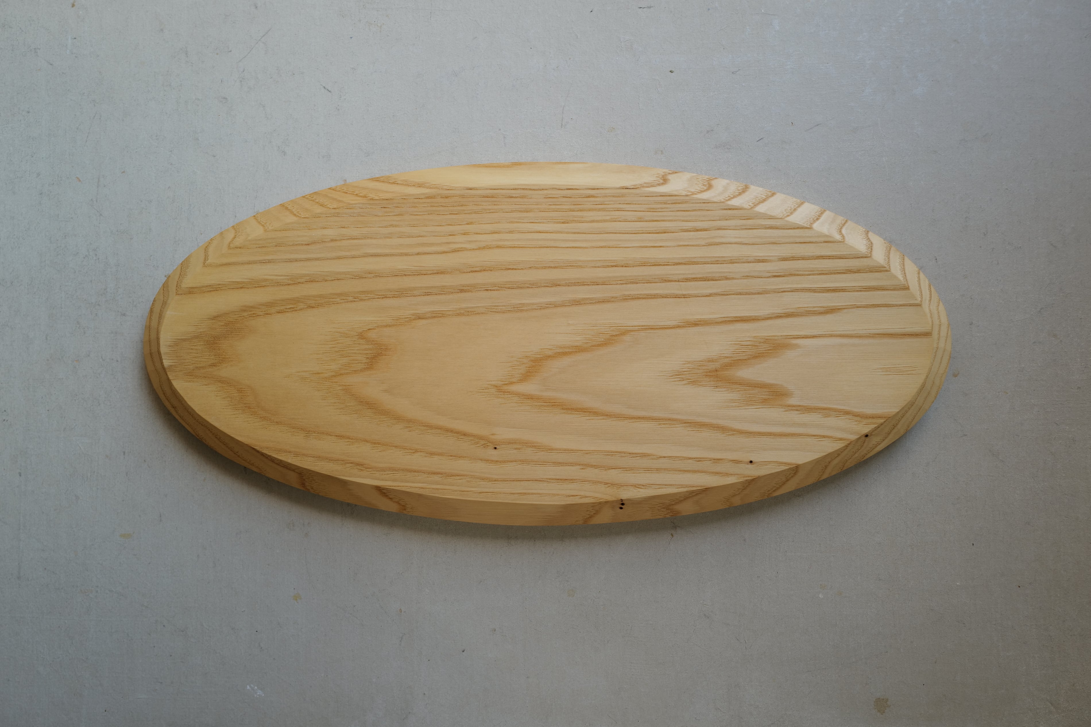 加藤良行　木工　オーバルトレー　盆 加藤良行木工オーバルトレー盆