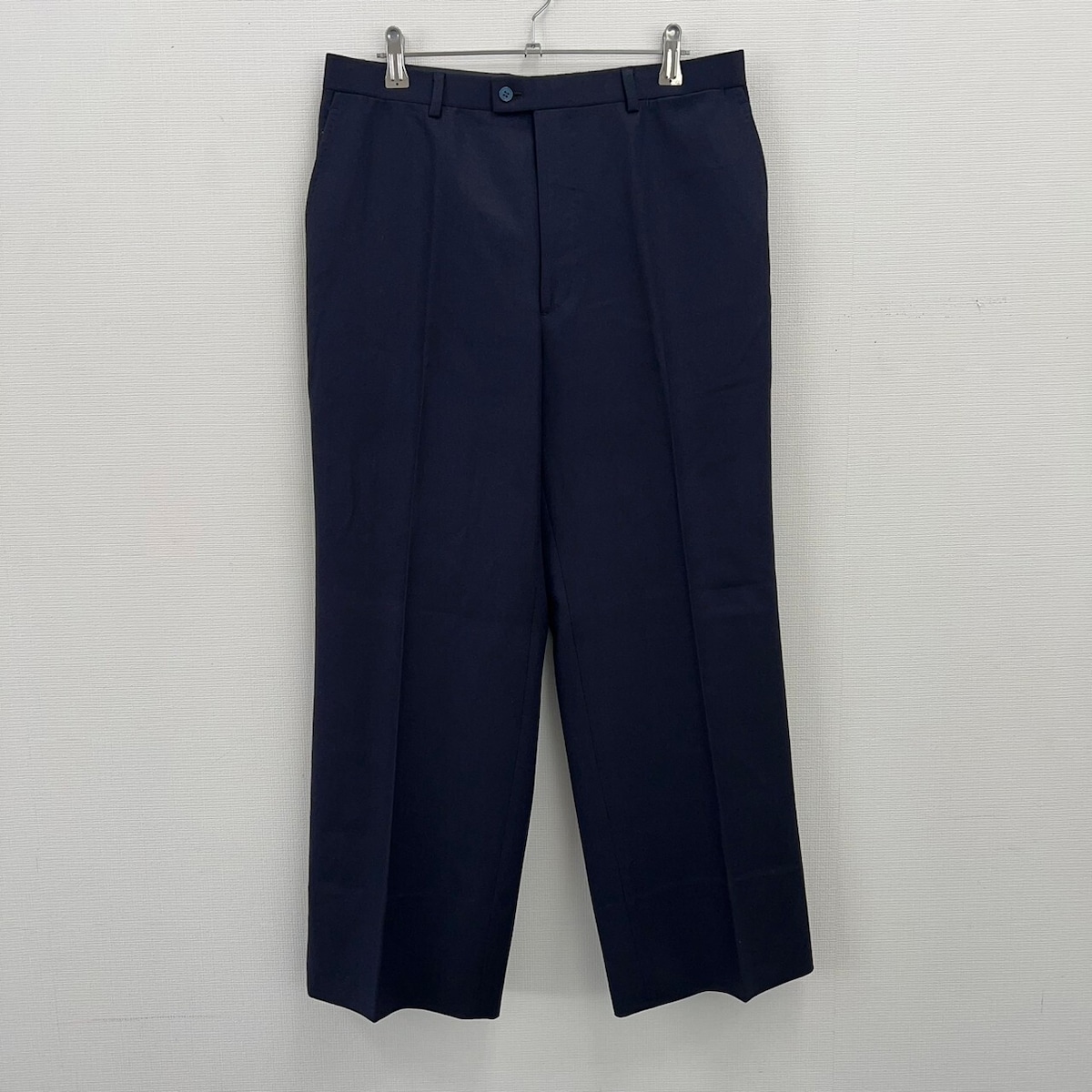 dunhill LONDON Made in Italy Navy Slacks pants Wool100％ | luzdelaluna ...