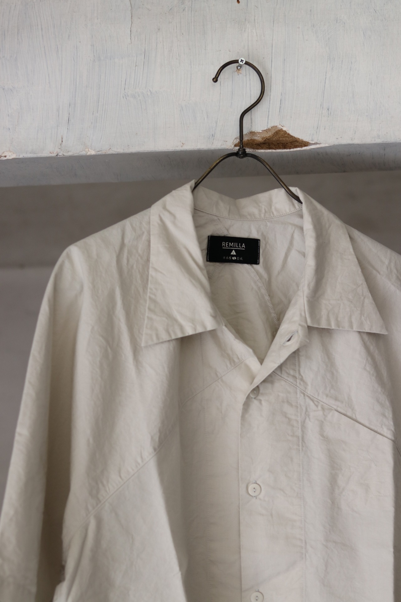 remilla 2025ss <半袖ヒトエラグランシャツ>
