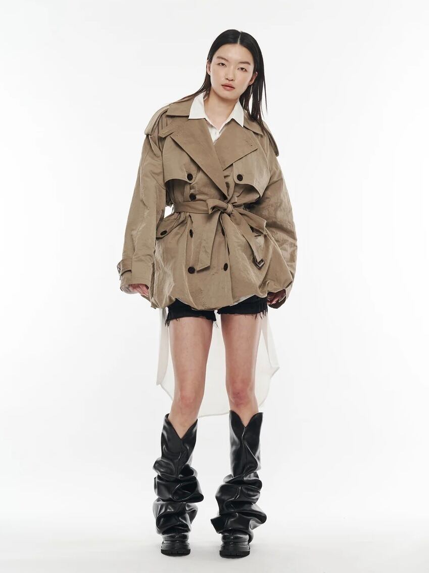 25AW】POOLDE プールデ / Contoured Mini Trench | TRENTオンライン