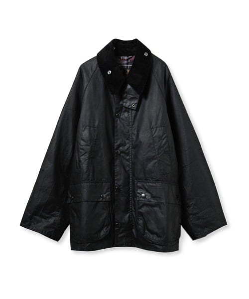 BARBOUR (バブアー) - OS BEDALE WAX JACKET (オーバーサイズビデイルワックスジャケット) MWX1679 BLACK
