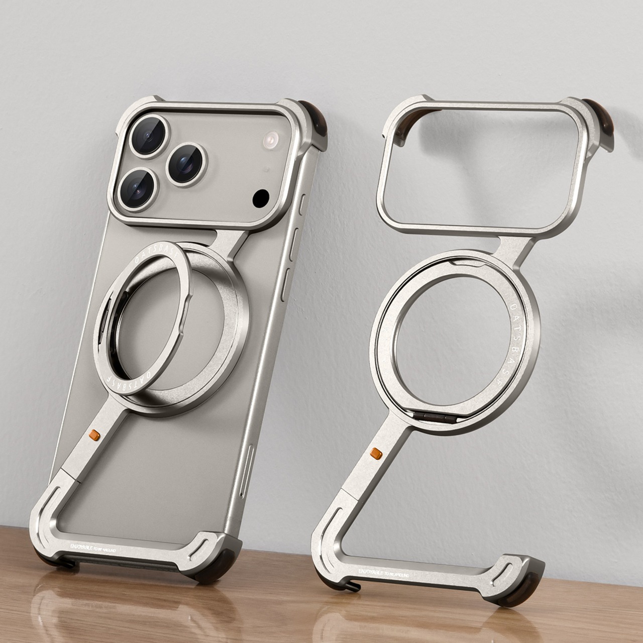 ◆iPhone17 Pro/Pro Max/Air◆ Z-Shaped Aluminum Phone Case / Z-シェイプ アルミニウム スマホケース