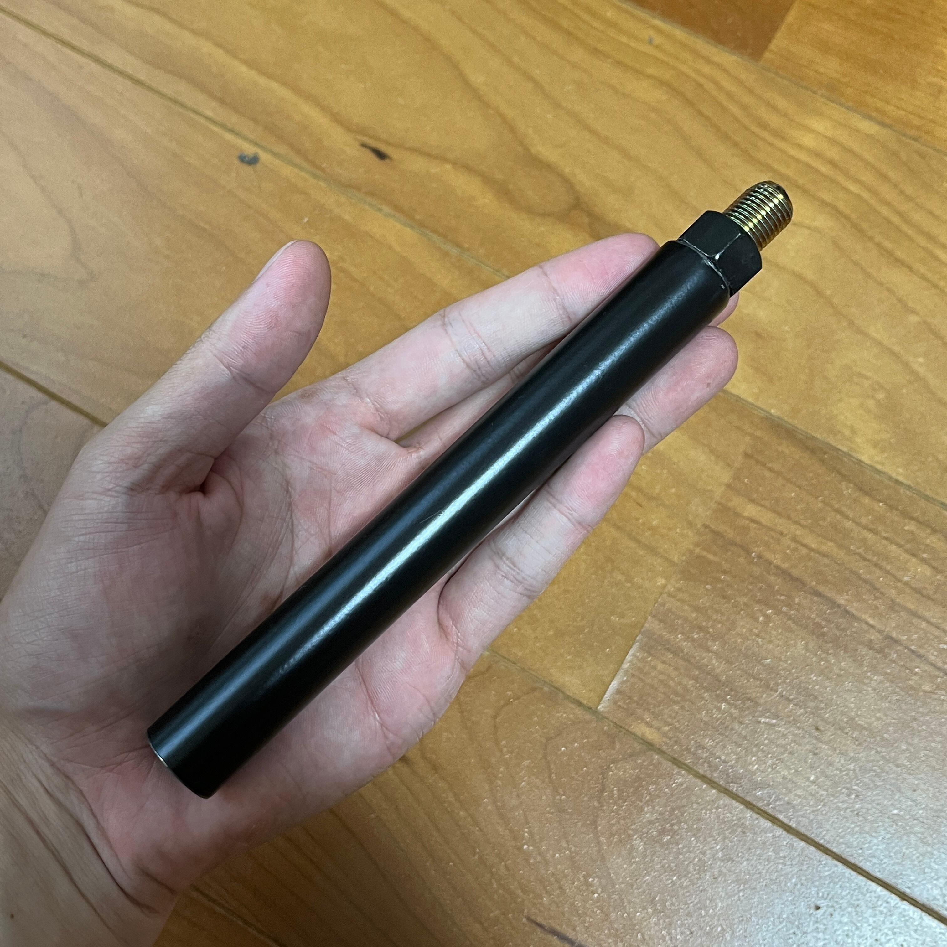 シフトノブアダプター スリム M8×P1.25 13cm Black | Pay ID