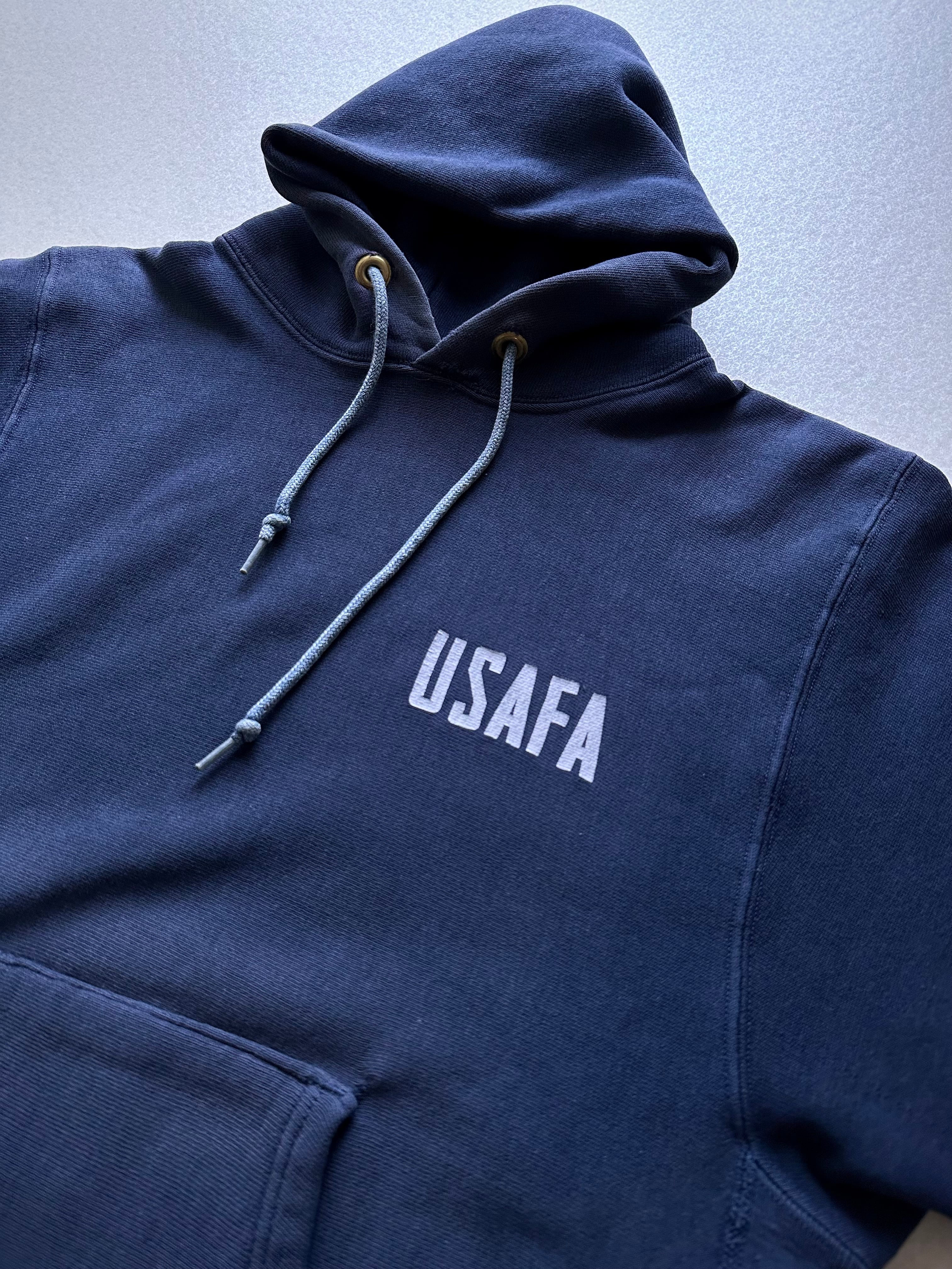 70s USA製 “ CHAMPION ” USAFA REVERSE WEAVE SWEAT PARKA OLD 70s USA製 “ CHAMPION ” USAFA REVERSE WEAVE SWEAT PARKA OLD