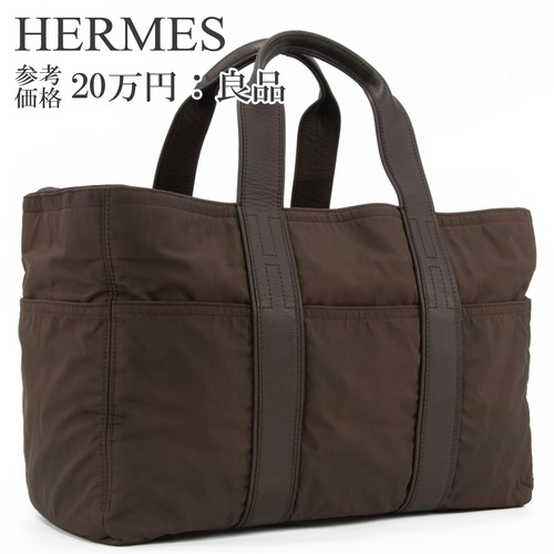 本物 送料無料 エルメス ハンドバッグ メンズ レディース アカプルコMM ダークブラウン 人気 レアカラー Hロゴ マーク 本革 鞄 バック A898