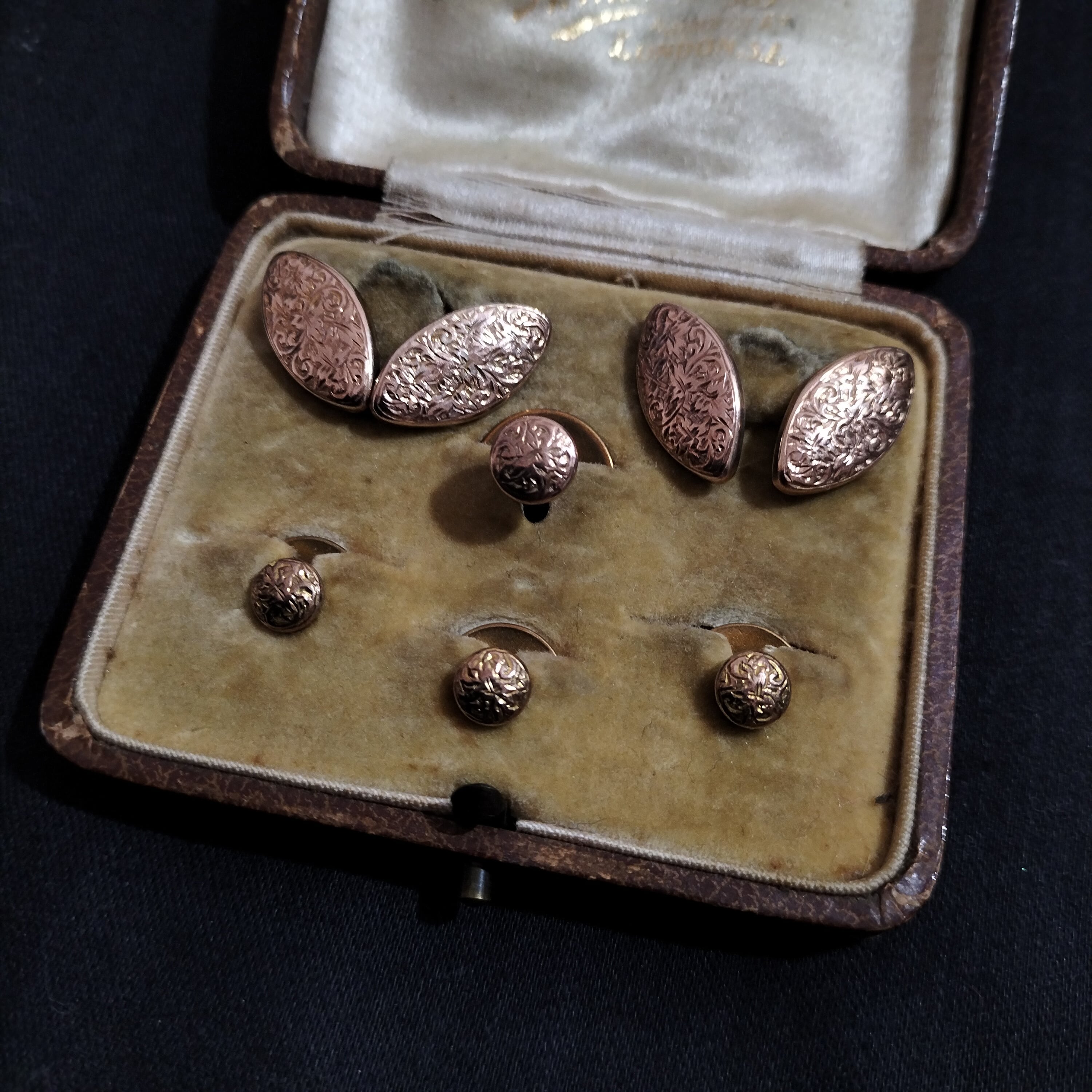 COUNTESS MANFC. JEWELLERS カフリンクス カフス チェーン ストーン カフスボタン カフリンクス カフス