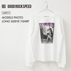 GOOD ROCK SPEED [グッドロックスピード] MODELS PHOTO LONG SLEEVE T-SHIRT [LFE206W] モデルフォトロングスリーブTシャツ・ 綿TEE・長袖・ロングスリーブ・プリントTEE・クルーネック・LADY'S [2026AW]