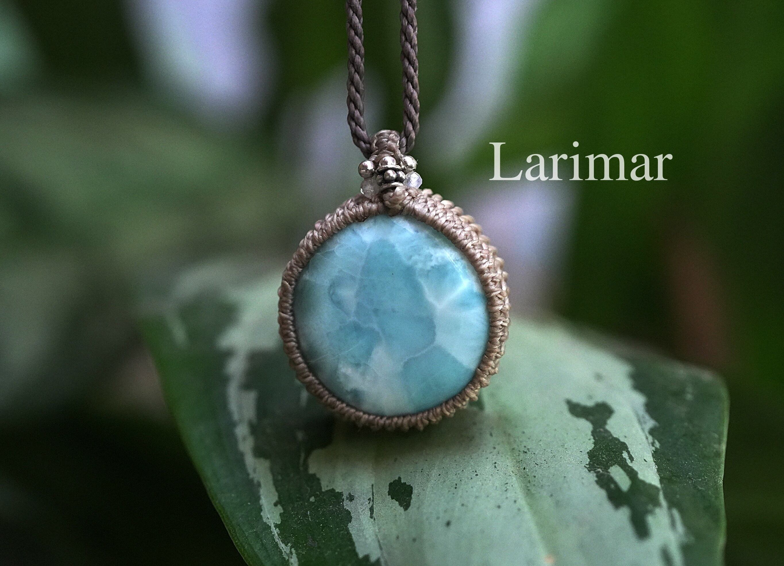 海の静寂★ラリマーネックレス 1883