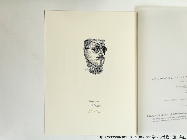 柄澤齊オリジナル版画　「James Joyce」　/　柄澤齊　　[36279]