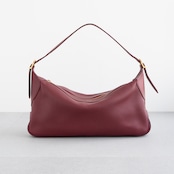 セリーヌ ロミー ミディアム カーマイン レッド ショルダーバッグ