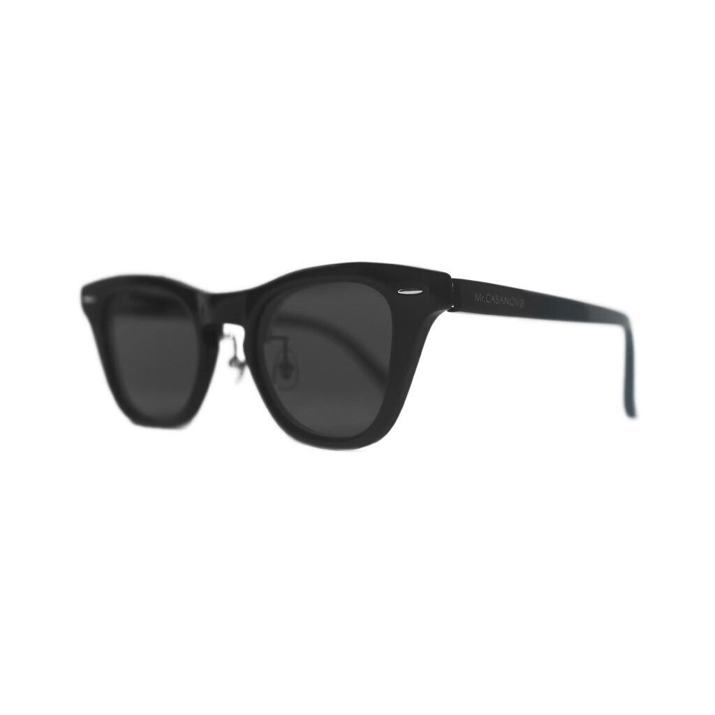ミスターカサノバ KILLER サングラス ブラック ガンメタル スモーク 美品 JETT SEIYA×Mr.CASANOVA ”JETT” / Black / Black Smoke Lens | Mr.CASANOVA