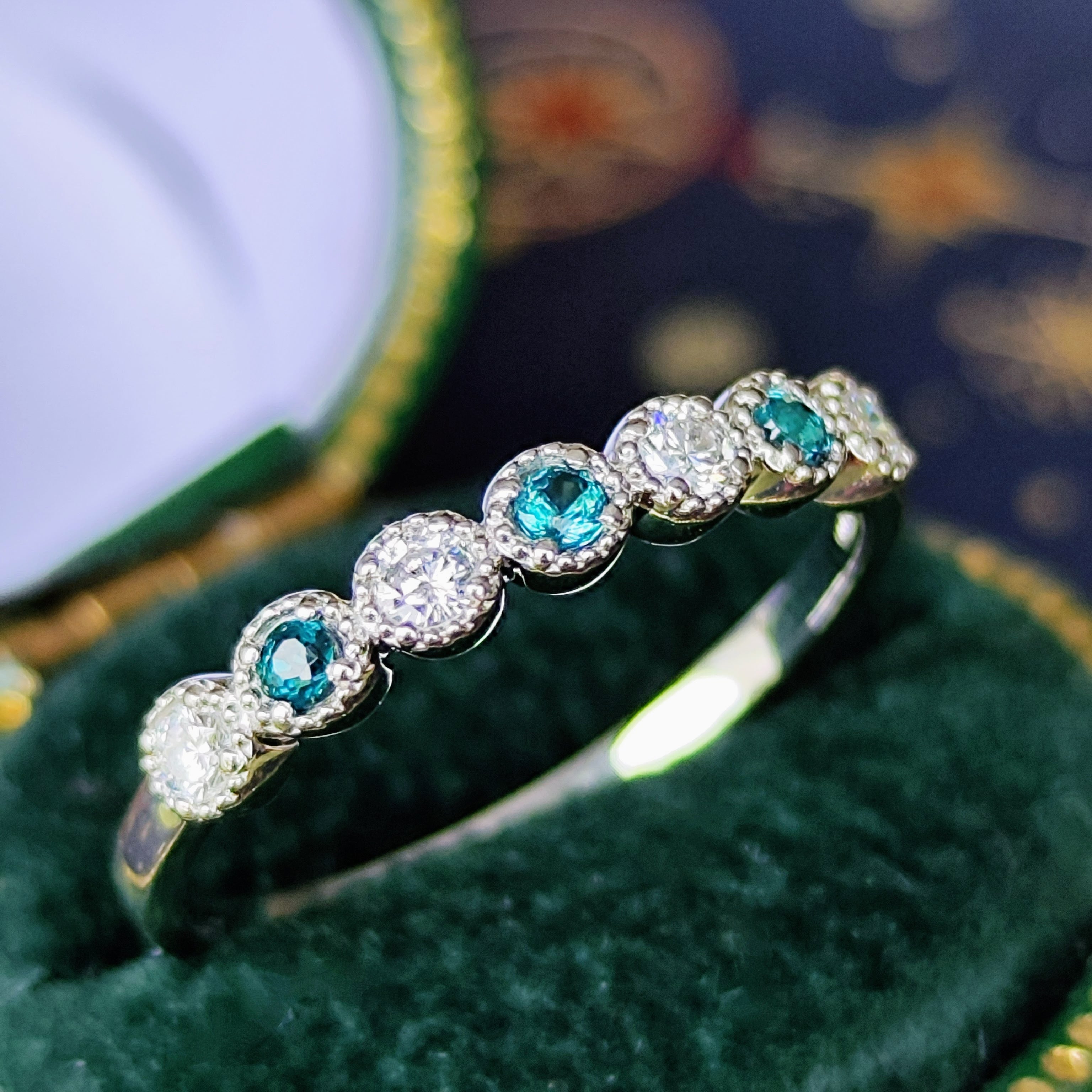 グランディディエライト プラチナ ダイヤモンド リング 指輪