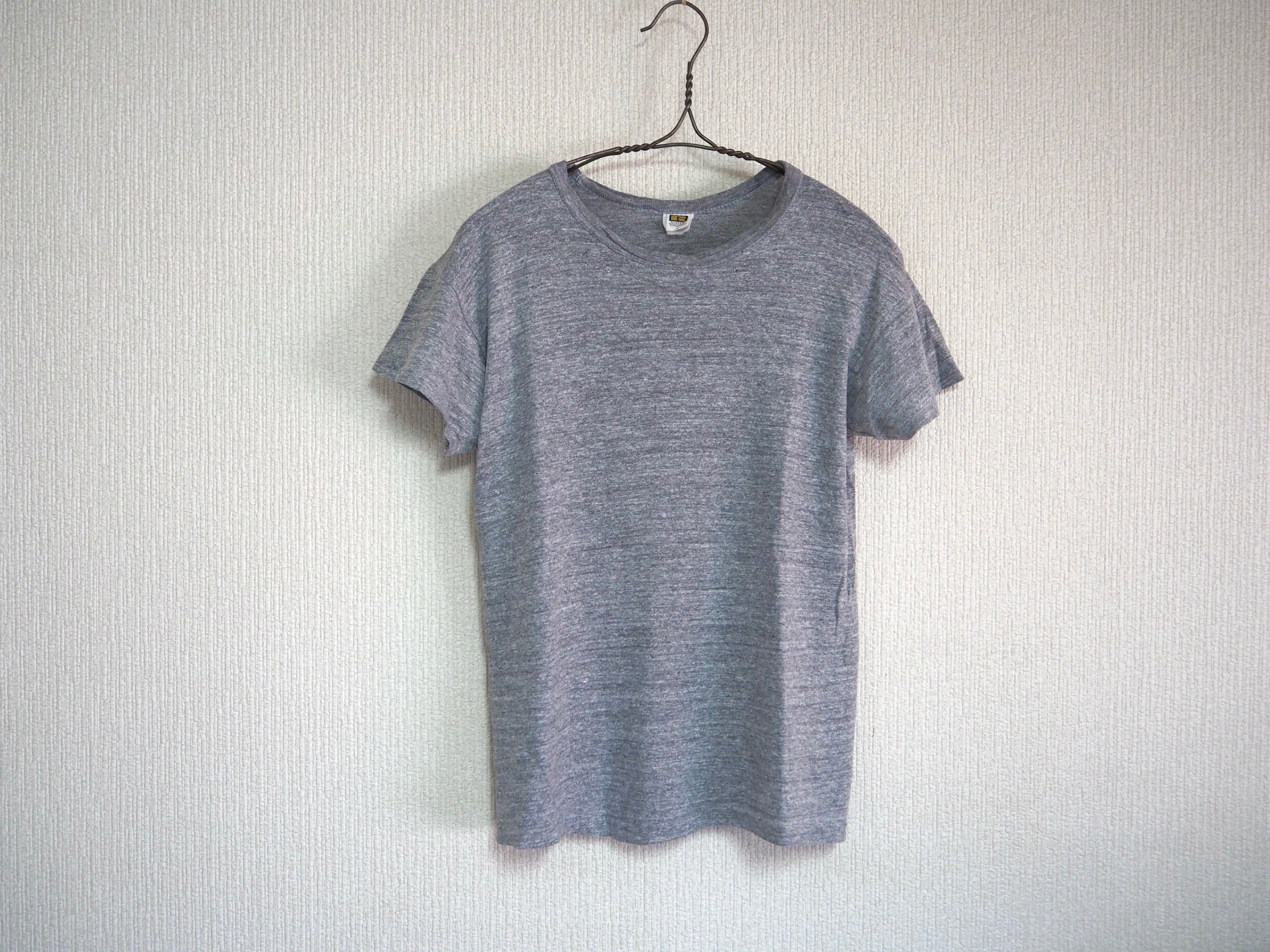 1960’s RUSSELL 杢グレー 無地Tシャツ Size:L