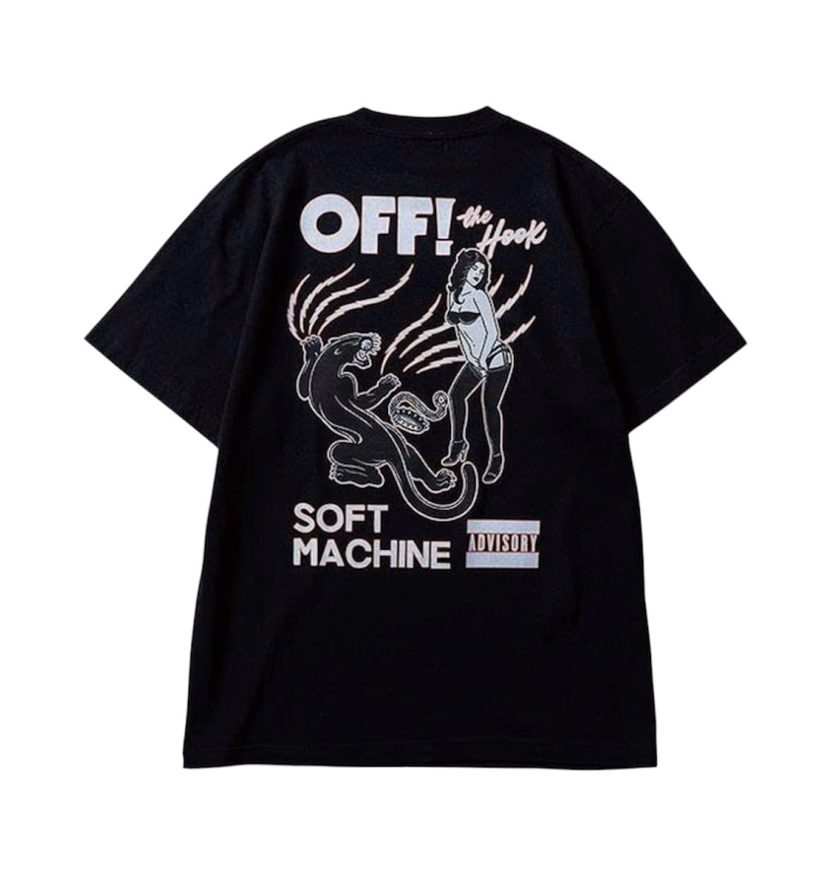 SOFTMACHINE】ソフトマシーン DISTORTION S/S T shirts(BLACK) Tシャツ