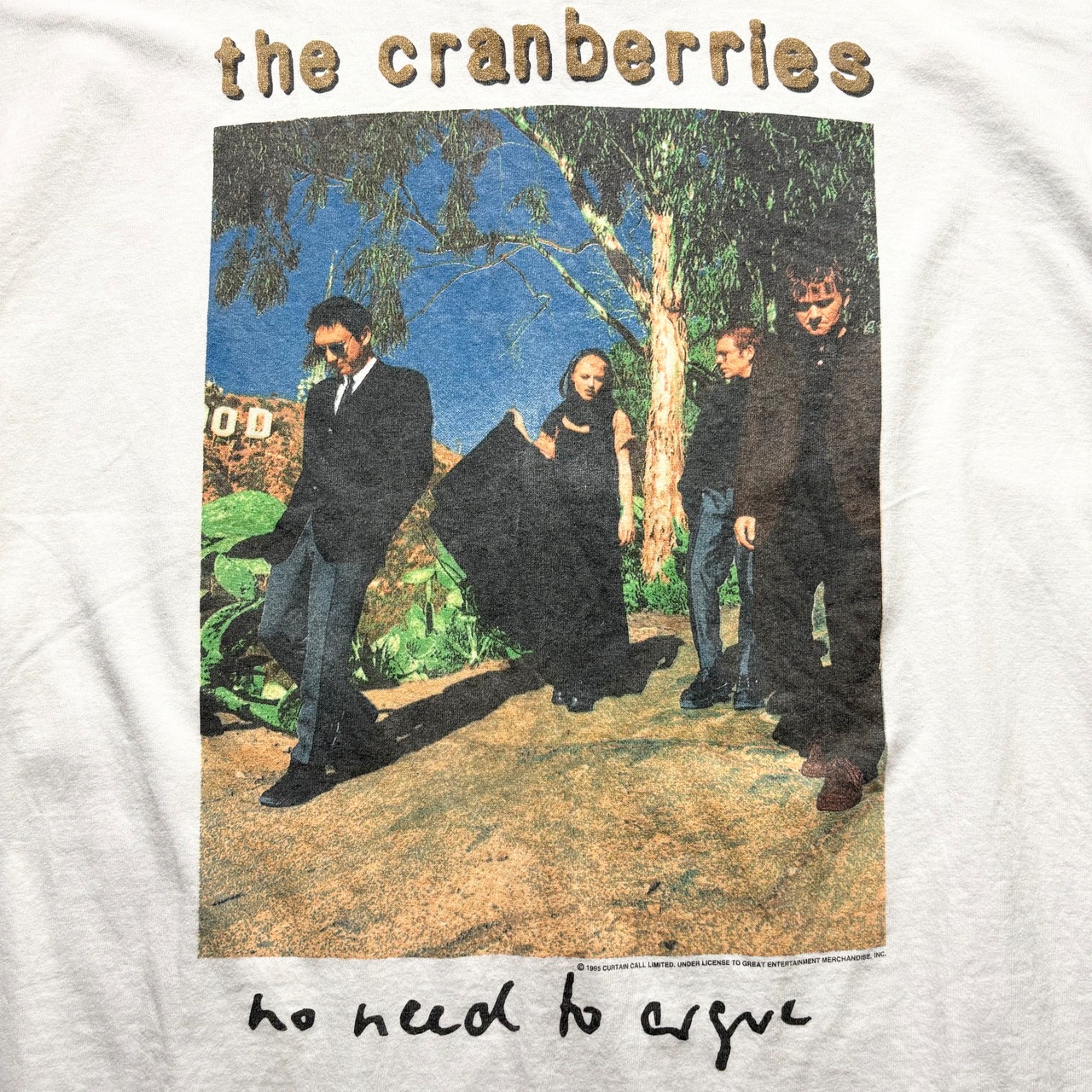 vintage 1995’s THE CRANBERRIES music tour tee “no need to argue”