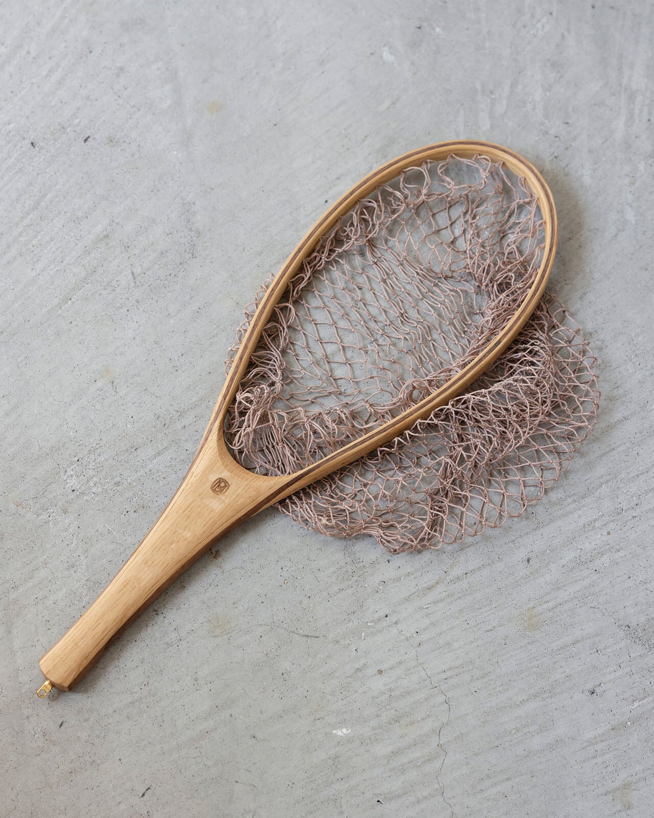 Handmade Landing Net “Last Chance” - Brown