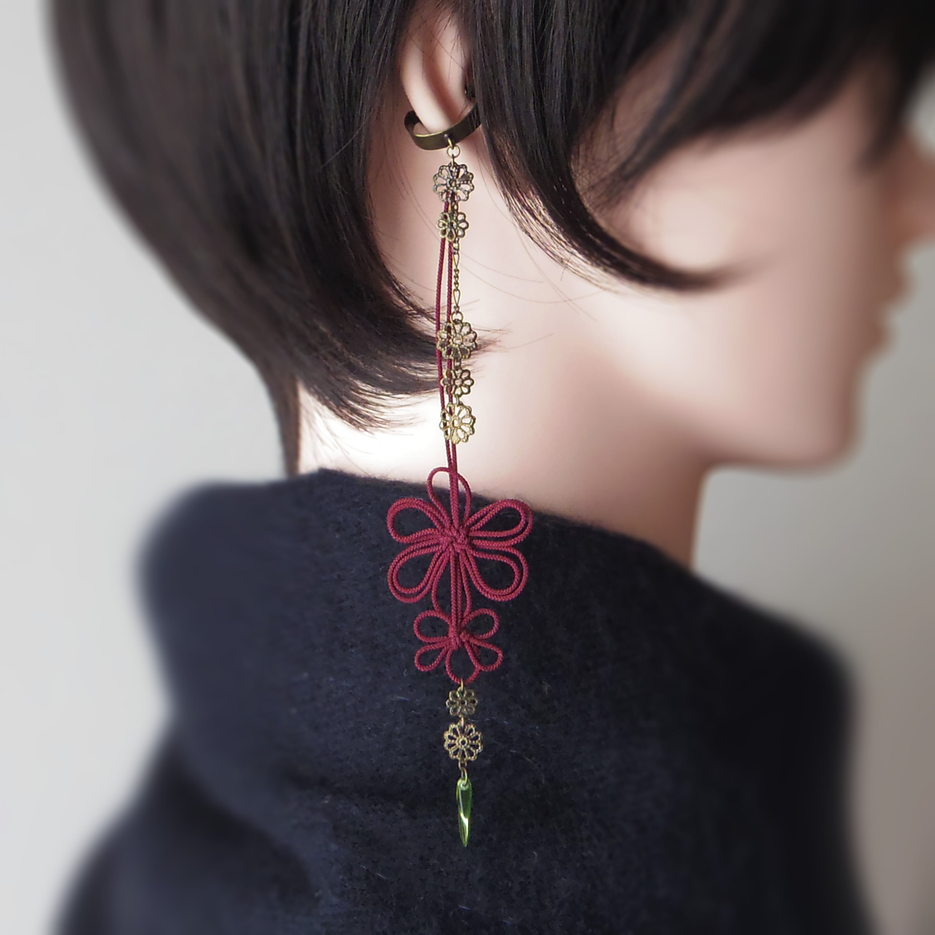 かたっぽイヤーカフ「えみさすいろ」