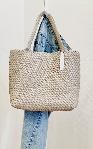 メッシュ編みトートバッグ