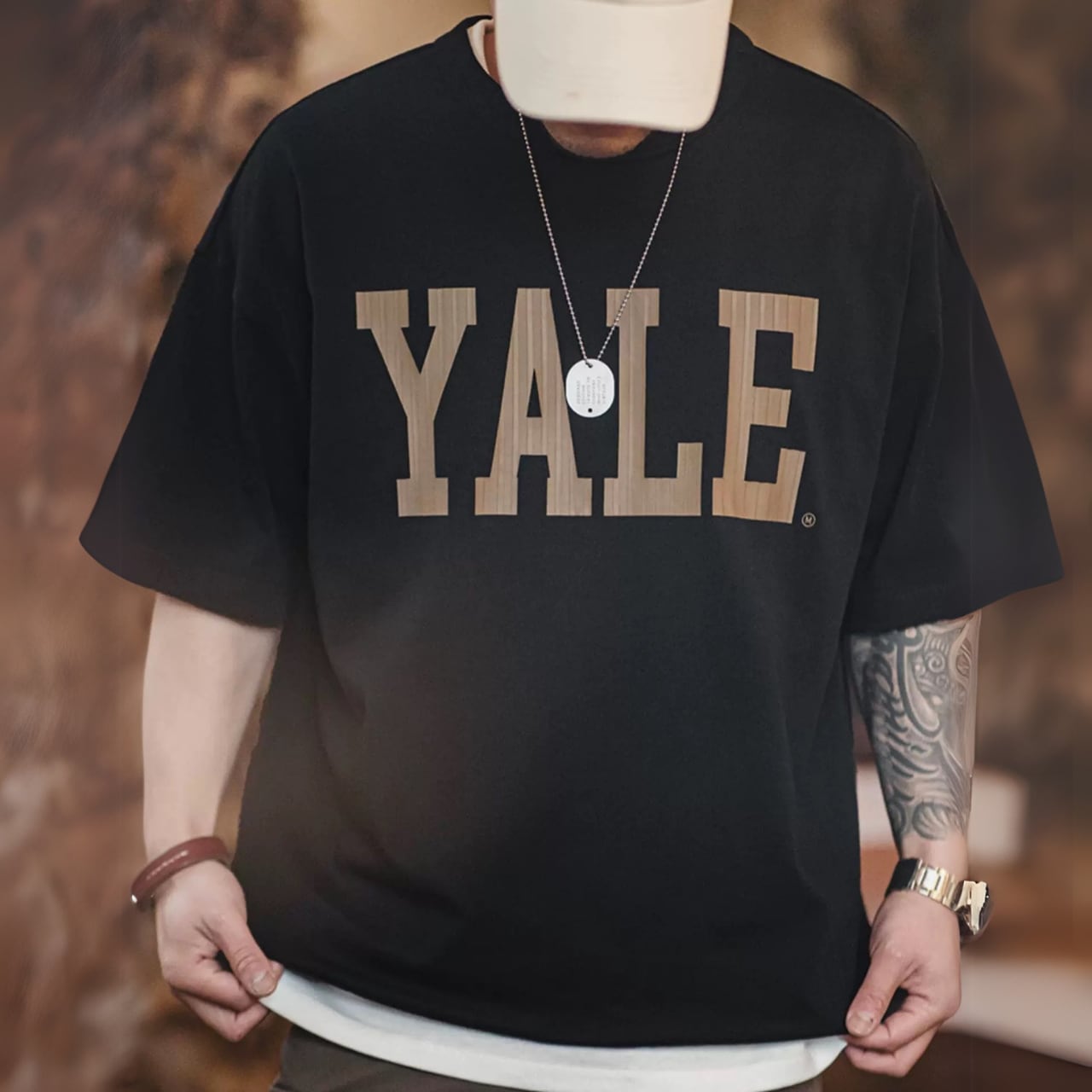 ビッグロゴ クルーネック オーバーサイズTシャツ 00388