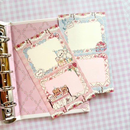 新作予約☆CHO823A｜Cherish365【Fairy Teddy Party】M5 手帳 リフィル