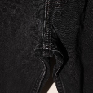 美品 33×30 501-0660 USA 02年 サルファーブラックデニムパンツ Levi’s リーバイス 黒