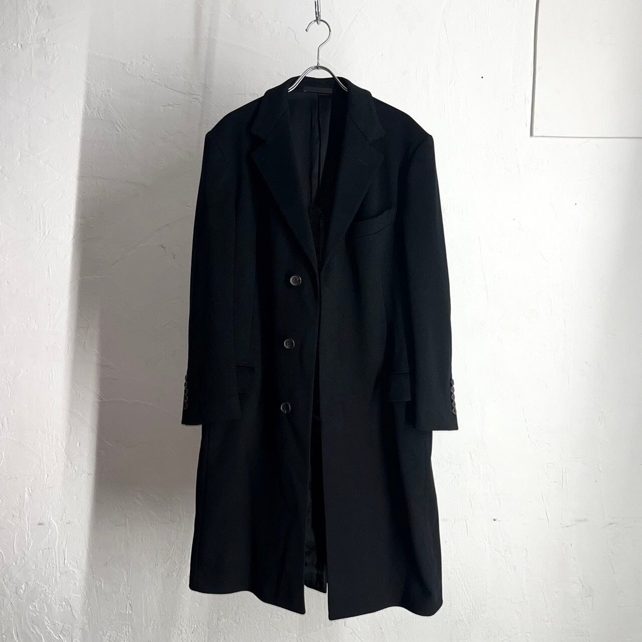 GUCCIブラック コート 内側ポケット付き GUCCIブラック コート 内側ポケット付き