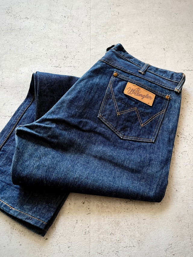60s USA製 WRANGLER 11MWZ INDIGO DENIM BELL-TAG OLD VINTAGE 