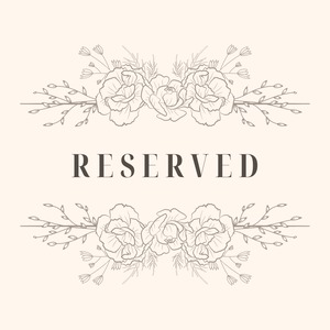 Reserved・Elizabeth Bower：ピアス２点入荷ご連絡