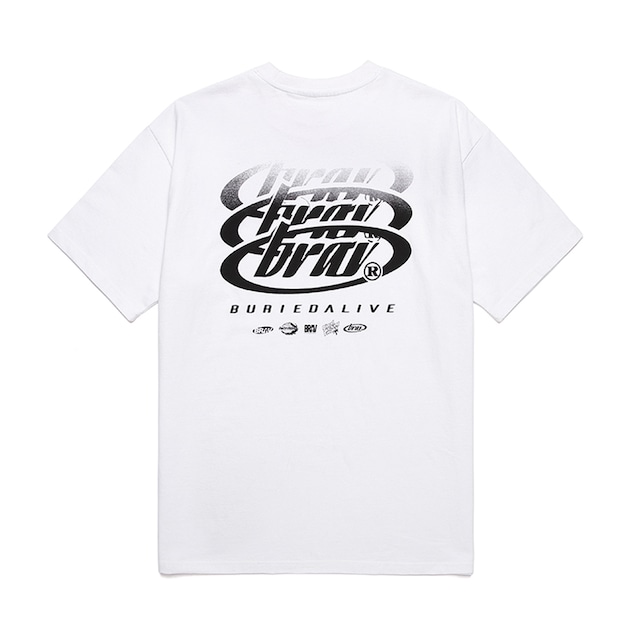 [BURIED ALIVE] BA G.CIRCLE TEE - WHITE 正規品  韓国 ブランド 半袖 T-シャツ