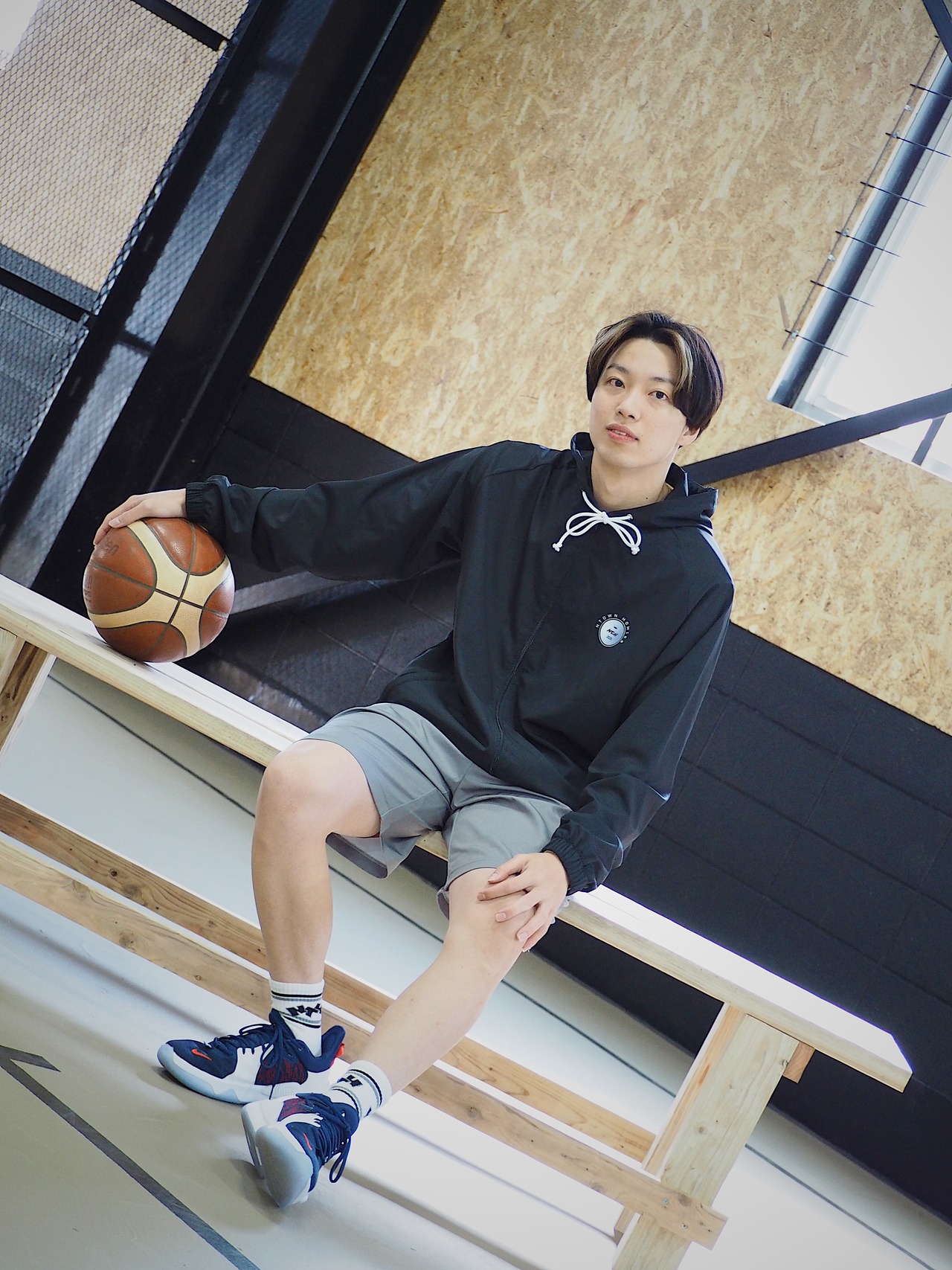 “2LINE NTHSOCKS"colour White×Black×Darkgray - 8